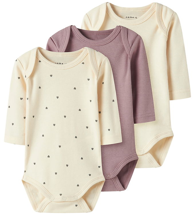 Name It Body l/æ - 3-pak - NbfBody - Summer Sand