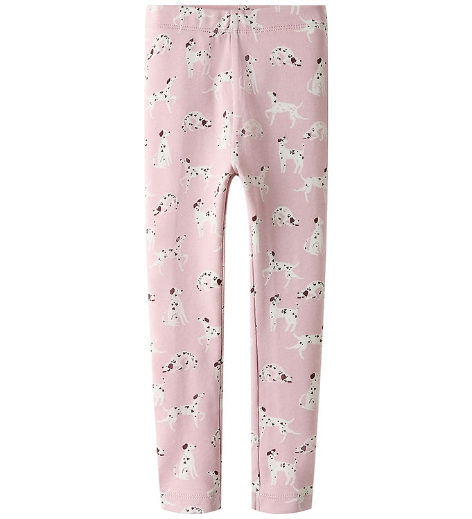 Name It Leggings - NmfKilas - Bleached Mauve/Cloud Dancer