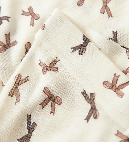 Name It Leggings - Uld - NmfWang - Snow White/Bows