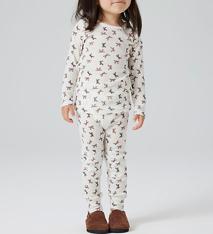 Name It Leggings - Uld - NmfWang - Snow White/Bows