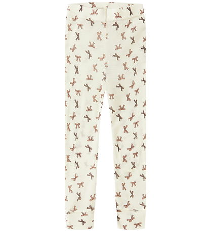Name It Leggings - Uld - NmfWang - Snow White/Bows