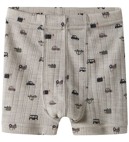 Name It Boxershorts - Uld - Rib - NmmWang - Nacreous Cloud/Small
