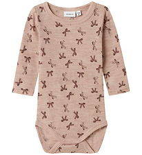 Name It Body l/æ - Uld - NbfWang - Shadow Gray/Bows Name It Body l/æ - Uld - NbfWang - Shadow Gray/Bows