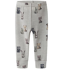 name It Leggings - Uld - NbmWang - Micro Chip/Forest animals name It Leggings - Uld - NbmWang - Micro Chip/Forest animals