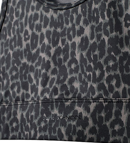 Sofie Schnoor Træningstop - Karasy - Grey Leopard
