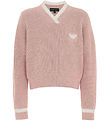 Emporio Armani Bluse - Strik - Burnished Lilac Emporio Armani Bluse - Strik - Burnished Lilac