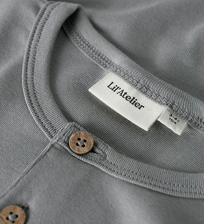 Lil Atelier Bluse - NmmGayo - Ultimate Grey