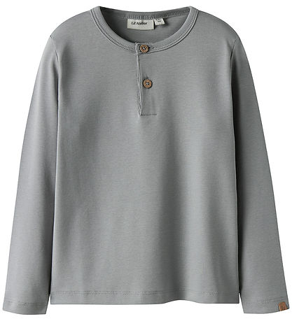 Lil Atelier Bluse - NmmGayo - Ultimate Grey