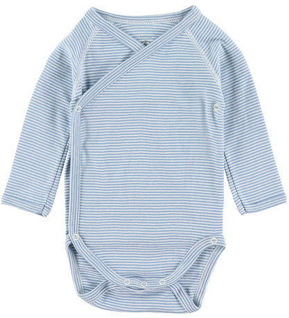Petit Bateau Slå-om Body l/æ - 5-pak - Hvid/Blå m. Hval Petit Bateau Slå-om Body l/æ - 5-pak - Hvid/Blå m. Hval