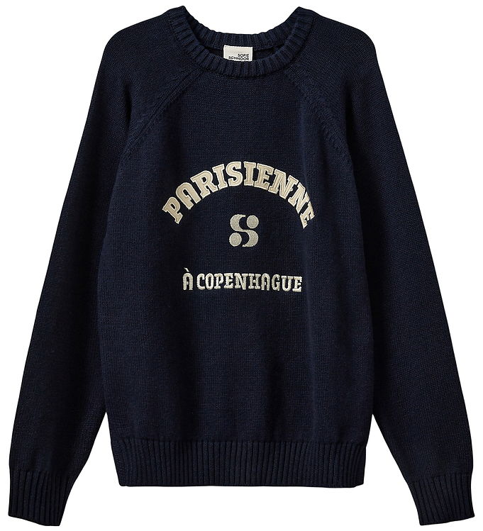 Sofie Schnoor Bluse - Strik - ParisienneSY - Navy Blue