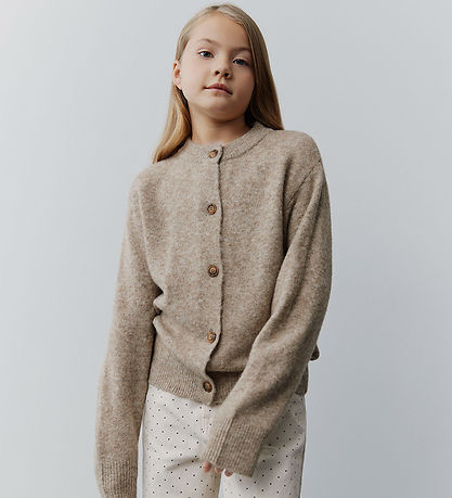 Sofie Schnoor Cardigan - Strik - MauraSY - Deer Melange