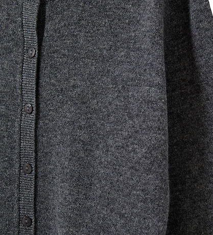 Sofie Schnoor Cardigan - Strik - Uld - Cissesy - Dark Grey Melan