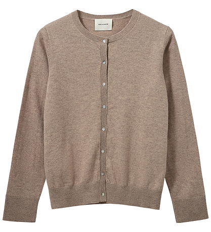 Sofie Schnoor Cardigan - Strik - Uld - Cissesy - Brown Melange