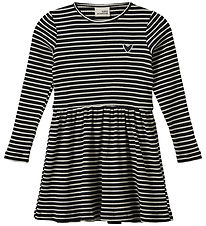 Sofie Schnoor Kjole - Rib - Berrask - Black Striped Sofie Schnoor Kjole - Rib - Berrask - Black Striped