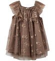 Sofie Schnoor Kjole - Blossomsk - Brun m. Glitter Sofie Schnoor Kjole - Blossomsk - Brun m. Glitter