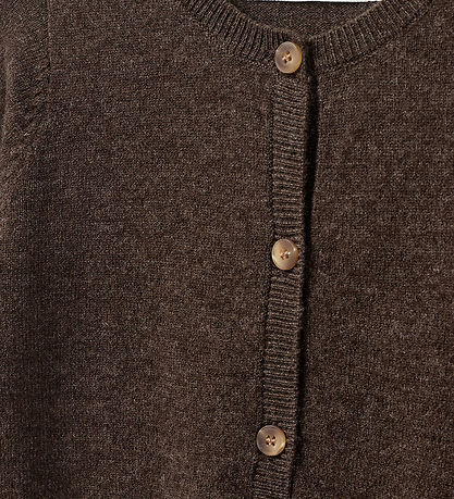 Sofie Schnoor Cardigan - Strik - Uld - Cisse - Brown Fudge