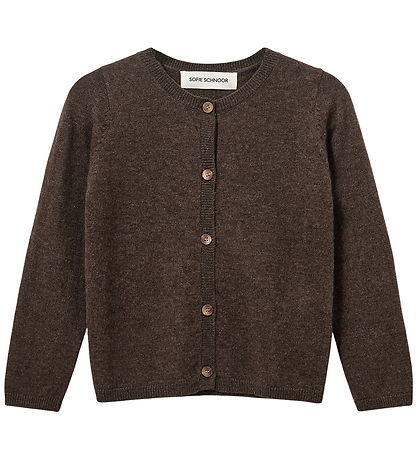 Sofie Schnoor Cardigan - Strik - Uld - Cisse - Brown Fudge