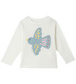 Stella McCartney Kids Bluse - Ivory m. Fugl Stella McCartney Kids Bluse - Ivory m. Fugl