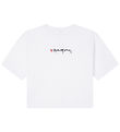 Stella McCartney Kids T-shirt - Hvid m. Broderi Stella McCartney Kids T-shirt - Hvid m. Broderi