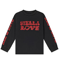 Stella McCartney Kids Bluse - Sort m. Rød Stella McCartney Kids Bluse - Sort m. Rød