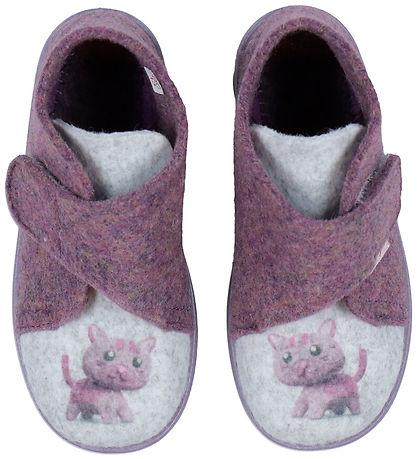 Superfit Hjemmesko - Happy Octi - Uld - Lilac Superfit Hjemmesko - Happy Octi - Uld - Lilac