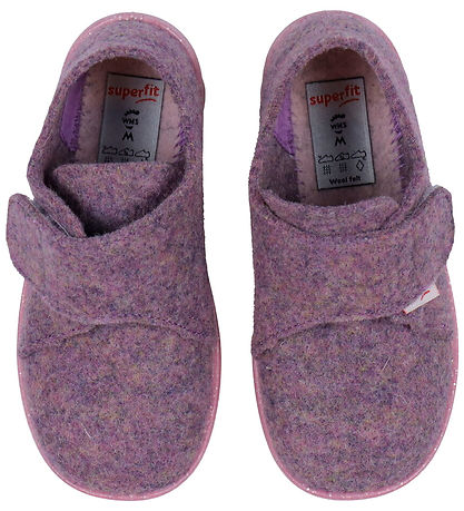 Superfit Hjemmesko - Happy Octi - Uld - Lilac Superfit Hjemmesko - Happy Octi - Uld - Lilac