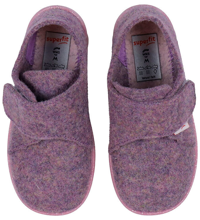 Superfit Hjemmesko - Happy Octi - Uld - Lilac