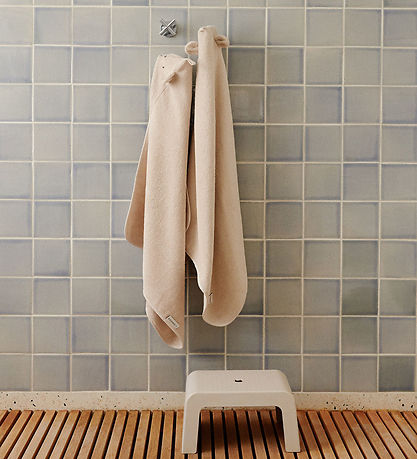 Liewood Babyhåndklæde - 70x70 cm - Albert - Polarbear Sandy