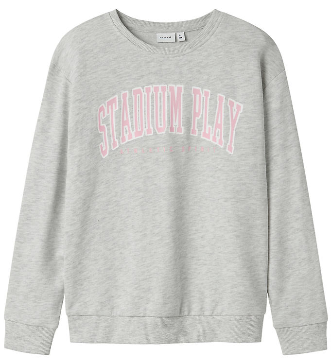Name It Sweatshirt - NkfLiona - Light Grey Melange
