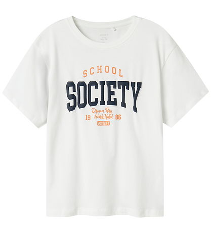Name It T-shirt - NkmLadon - Bright White Name It T-shirt - NkmLadon - Bright White