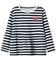Name It Bluse - NmfLiona - Navy Blazer/Brigth White
