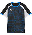 Puma T-shirt - Liga Graphic - Sort/Blå/Hvid Puma T-shirt - Liga Graphic - Sort/Blå/Hvid