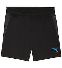 Puma Sportsshorts - Cup Training - Sort m. Blå Puma Sportsshorts - Cup Training - Sort m. Blå