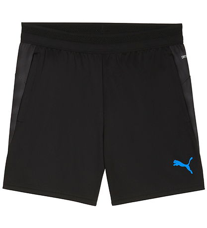 Puma Sportsshorts - Cup Training - Sort m. Blå Puma Sportsshorts - Cup Training - Sort m. Blå