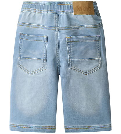 Molo Shorts - Denim - Ali - Soft Denim Blue Molo Shorts - Denim - Ali - Soft Denim Blue