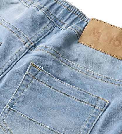 Molo Shorts - Denim - Ali - Soft Denim Blue Molo Shorts - Denim - Ali - Soft Denim Blue