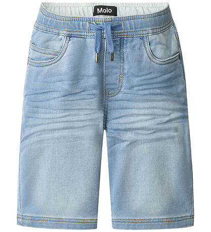 Molo Shorts - Denim - Ali - Soft Denim Blue Molo Shorts - Denim - Ali - Soft Denim Blue