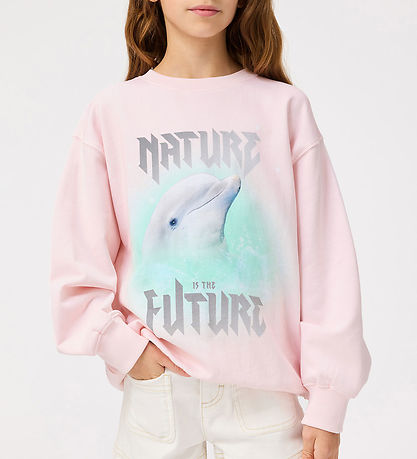 Molo Sweatshirt - Monti - Glitter Dolphin Molo Sweatshirt - Monti - Glitter Dolphin