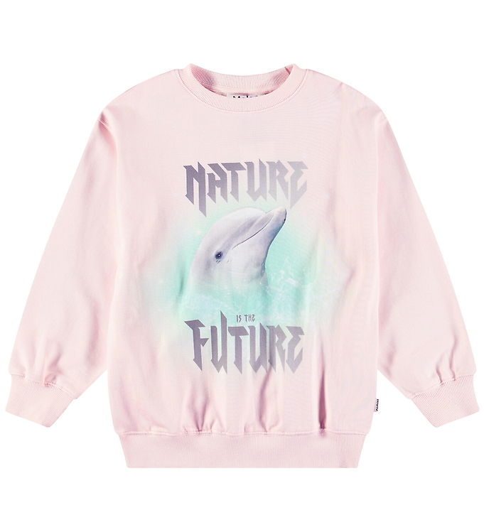 Molo Sweatshirt - Monti - Glitter Dolphin