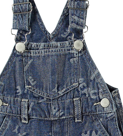 Molo Smækbukser - Denim - Spot - Word Smiles Molo Smækbukser - Denim - Spot - Word Smiles