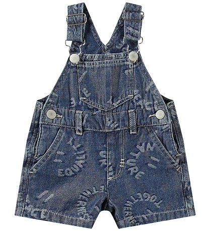 Molo Smækbukser - Denim - Spot - Word Smiles Molo Smækbukser - Denim - Spot - Word Smiles