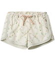 Wheat Shorts - Inger - Ivory Checked Flowers Wheat Shorts - Inger - Ivory Checked Flowers