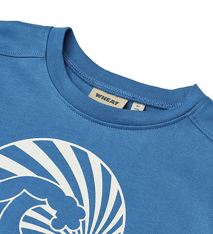 Wheat T-shirt - Wally - Blå