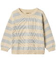 Wheat Bluse - Strik - Morgan - Soft Blue Stripe Wheat Bluse - Strik - Morgan - Soft Blue Stripe