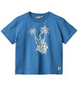 Wheat T-shirt - Lauge - Blå Wheat T-shirt - Lauge - Blå