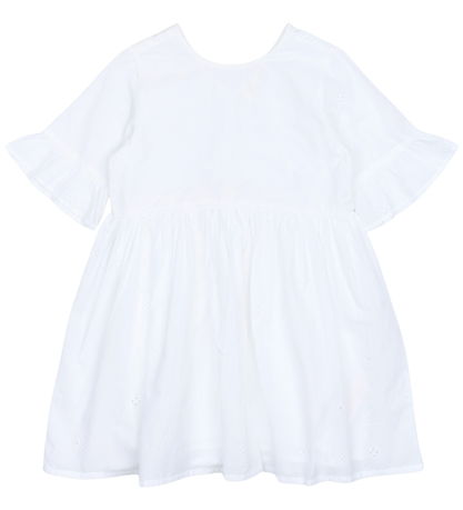 The New Kjole - TnNancy - Bright White m. Broderi Anglaise The New Kjole - TnNancy - Bright White m. Broderi Anglaise