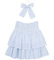 The New Nederdel/Hårelastik - TnNalani - White Swan Striped m. G The New Nederdel/Hårelastik - TnNalani - White Swan Striped m. G