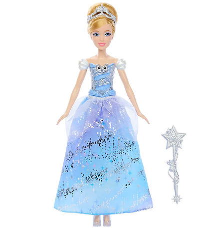 Disney Princess Dukke m. Lyd/Lys - 30 cm - Askepot