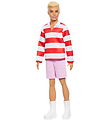 Barbie Dukke - Fashionista - Ken m. Red & White Stripes Barbie Dukke - Fashionista - Ken m. Red & White Stripes