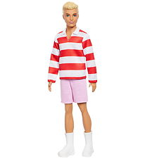 Barbie Dukke - Fashionista - Ken m. Red & White Stripes Barbie Dukke - Fashionista - Ken m. Red & White Stripes